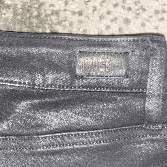 2. PAIGE HOXTON COATED HIGH WAIST ULTRA SKINNY JEANS SIZE 26 - Picture 13 of 13